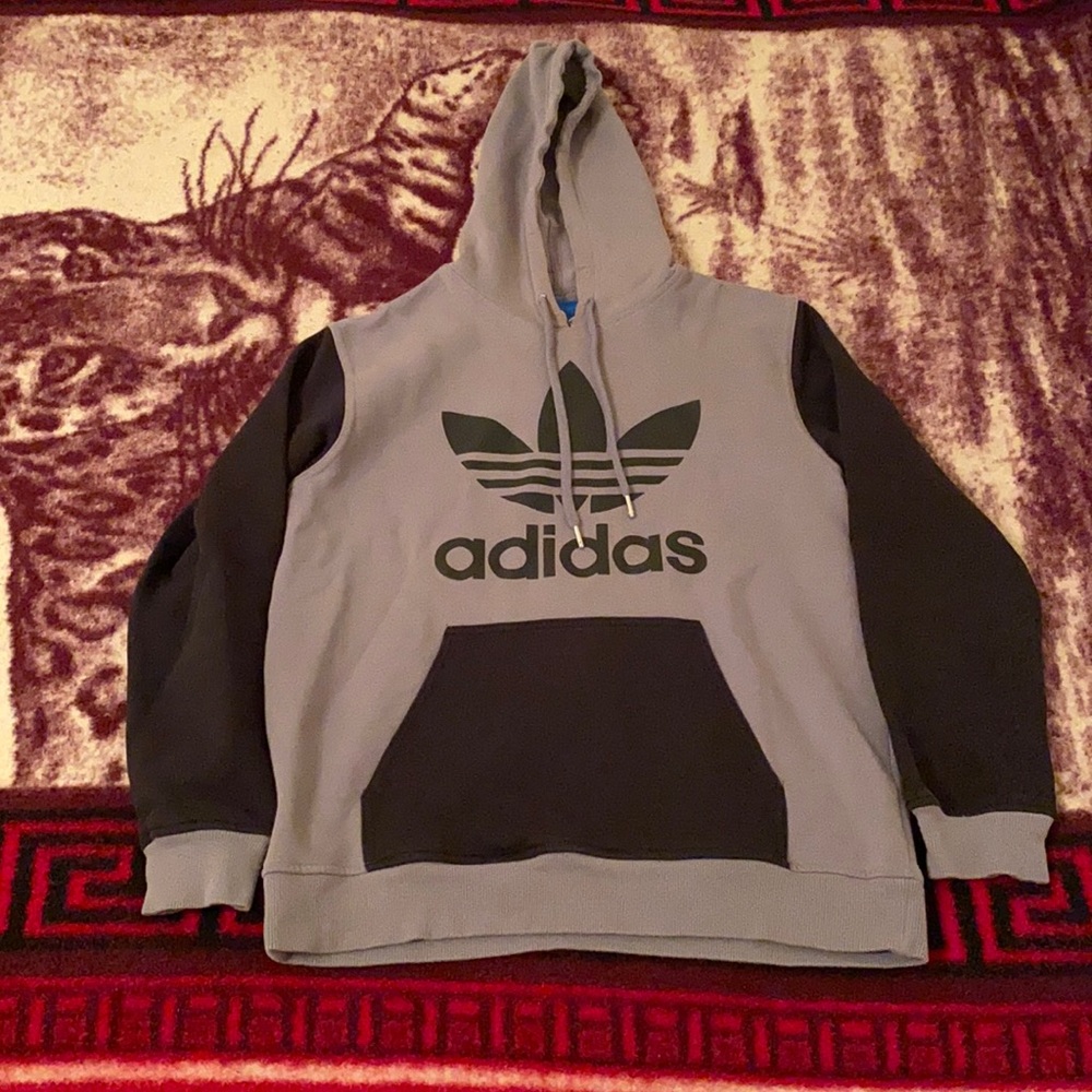 Adidas originals color blocking hoodie